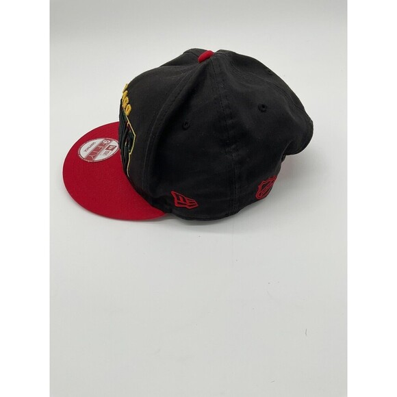 New Era 9Fifty Chicago Blackhawks Snapback Hat Raised Embroidery Logo OSFM - Picture 3 of 8